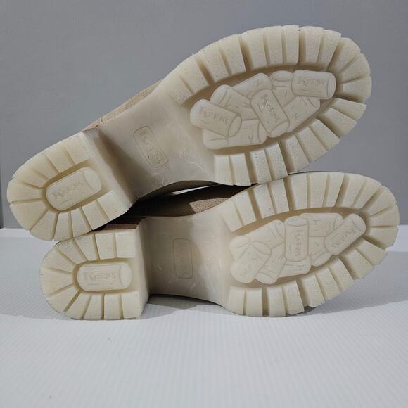 NEW Korks Kork Ease Elsie Ankle Bootie Womens 11 Light Tan Chunky Heel Chelsea - Picture 10 of 12
